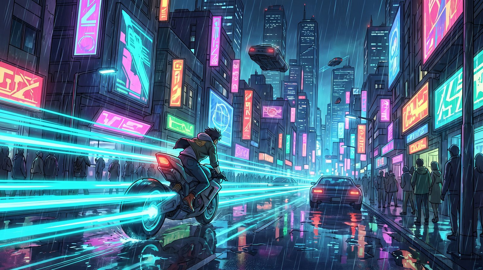 黑料生活动漫 夜跑动漫风 Vlog·城市夜景